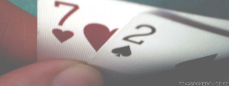 Pokerstarthand 7-2